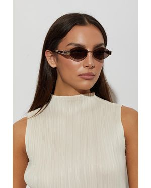 Celine 'Metal Triomphe' Sunglasses - Natural