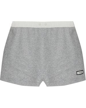 Entire studios Shorts With Logo - Grey
