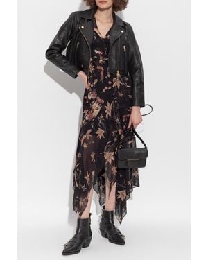 AllSaints Leather Jacket "Elora" - Black