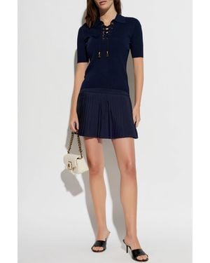 MICHAEL Michael Kors Pleated Skort - Blue