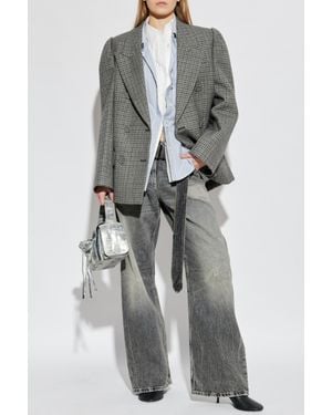 Acne Studios Jeans With Belt - Gray