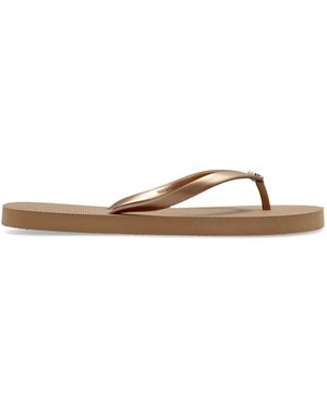 Melissa Odabash Flip-Flops With Logo - Brown