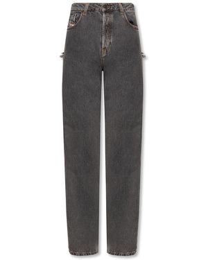 DIESEL '1955' Jeans With Side Stripes - Grey
