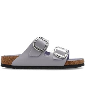 Birkenstock 'Arizona Big Buckle' Slides - White