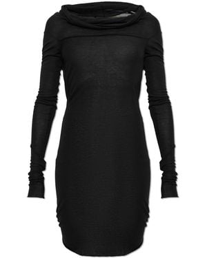 Rick Owens Long Sleeve Dress - Black