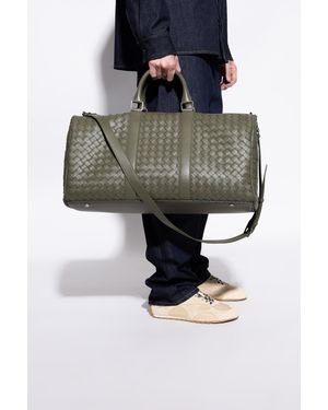 Bottega Veneta Interecciato Carry-On Bag - Gray