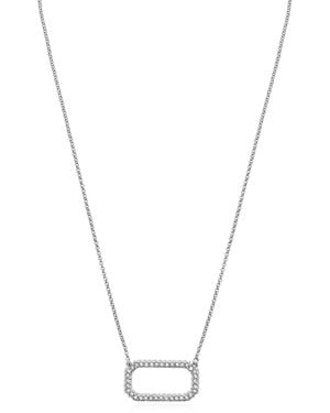 AllSaints Necklace With A Pendant Featuring Sparkling Crystals - Metallic