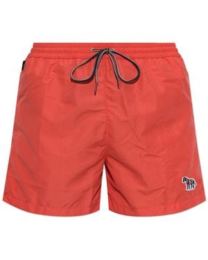Paul Smith Swim Shorts - Red