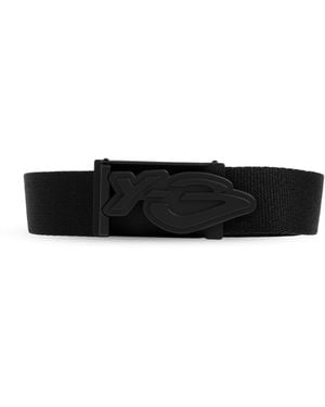Y-3 Belt With Logo - Black