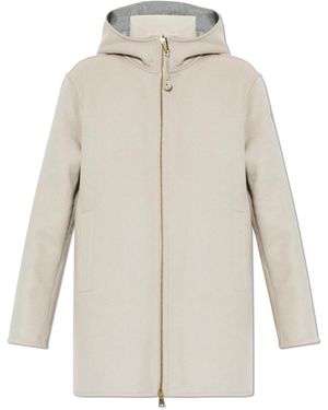 Moncler Wool Jacket 'Hemiptere' With Vest - White