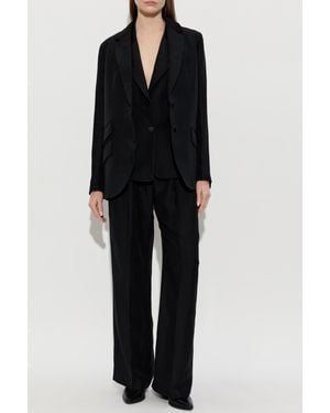 Paul Smith Vest With Closed Lapels - Black