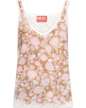 DIESEL Top 'M-Blommin' - Pink