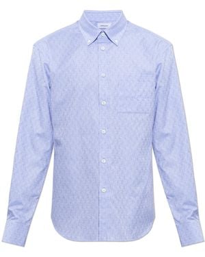 Ferragamo Shirt With Pocket - Blue