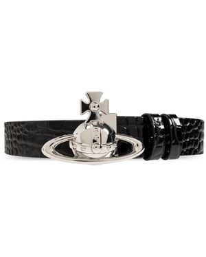 Vivienne Westwood Leather Belt - Black