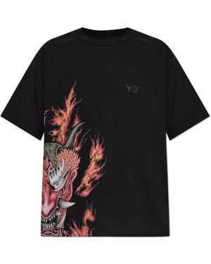 Y-3 Cotton T-Shirt - Black
