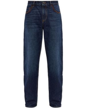 Etro Straight-Leg Jeans - Blue