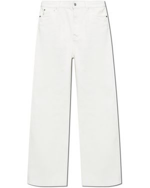 LACOSTE RUNWAY Jeans With Logo - White