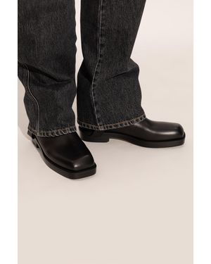 Balmain Leather Shoes - Black