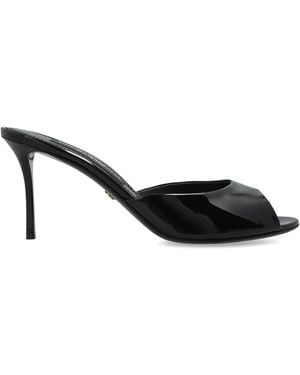 Dolce & Gabbana Heeled Mules - Black