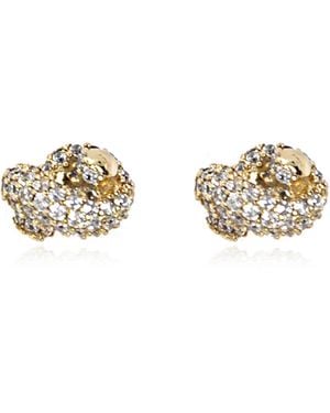 Kate Spade Earrings With Shimmering Crystals - Metallic