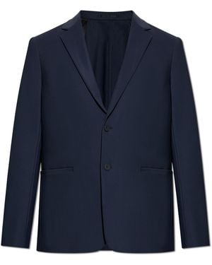 Theory Blazer With Open Lapels - Blue