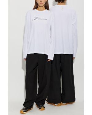 Jacquemus Long Sleeve T-Shirt - White