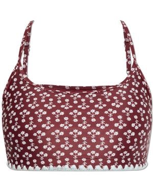The Upside Sports Bra "Firefly" - Red