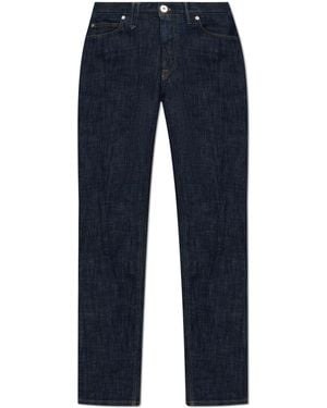 Brioni Jeans With Slightly Tapered Legs - Blue