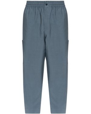 KENZO Wide-Leg Trousers - Blue