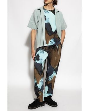 Homme Plissé Issey Miyake Short-Sleeve Shirt - Green