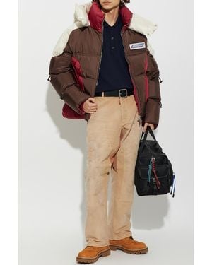 DSquared² Down Jacket With Embroidered Logo - Multicolor