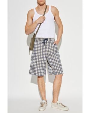 Amiri Patterned Shorts - Blue