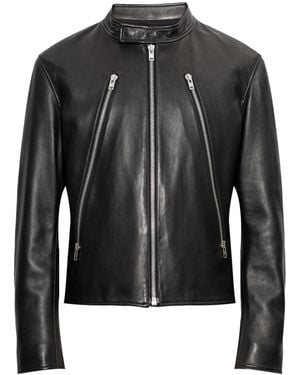 Maison Margiela Leather Jacket - Black