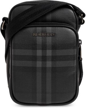 Burberry Bag With Logo - Black
