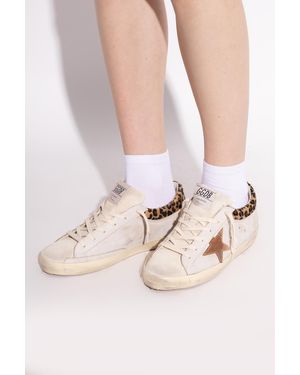 Golden Goose Super Star With List Sports Shoes - Pink