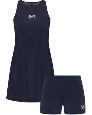 EA7 Training Dress With Shorts - Blue