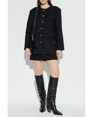 Gestuz Tweed Jacket "Gzkeiko" - Black