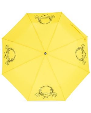 Moschino Folding Umbrella - Yellow