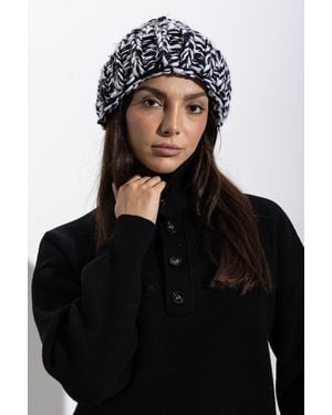 Ami Paris Wool Beanie Hat - Black