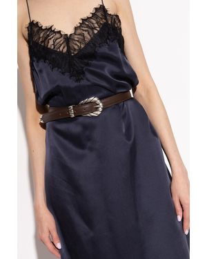 IRO Leather Belt - Blue