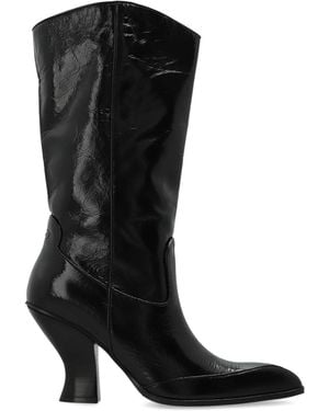 DIESEL Heeled Boots 'D-Luffy-75-Tube' - Black