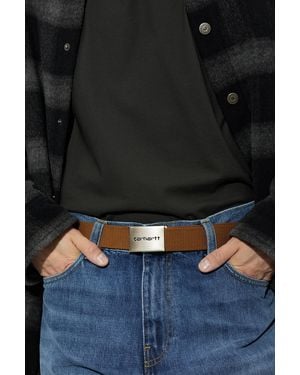 Carhartt Belt With Logo - Black