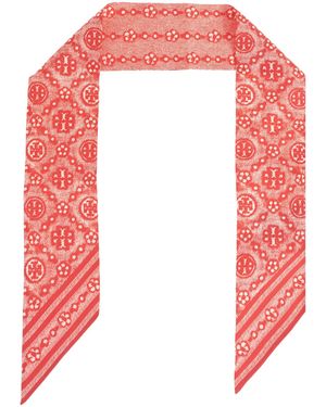 Tory Burch Silk Scarf - Red