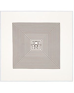 TOTEME Silk Scarf - White