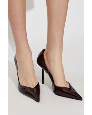 Le Silla Vivienne' Leather Heeled Shoes - Red