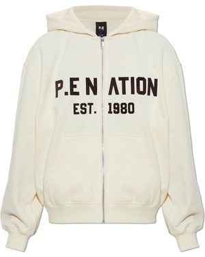 P.E Nation 'Phantom' Hoodie - White