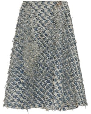 DIESEL Denim Skirt 'De-Annina-Fsh' - Grey