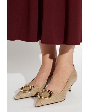 Ferragamo 'Lara' Heeled Shoes - Red