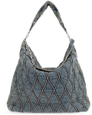 DIESEL "Charm-D Hobo" Shopper Bag - Blue