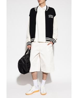 KENZO Cardigan With Zip Fastening - Black
